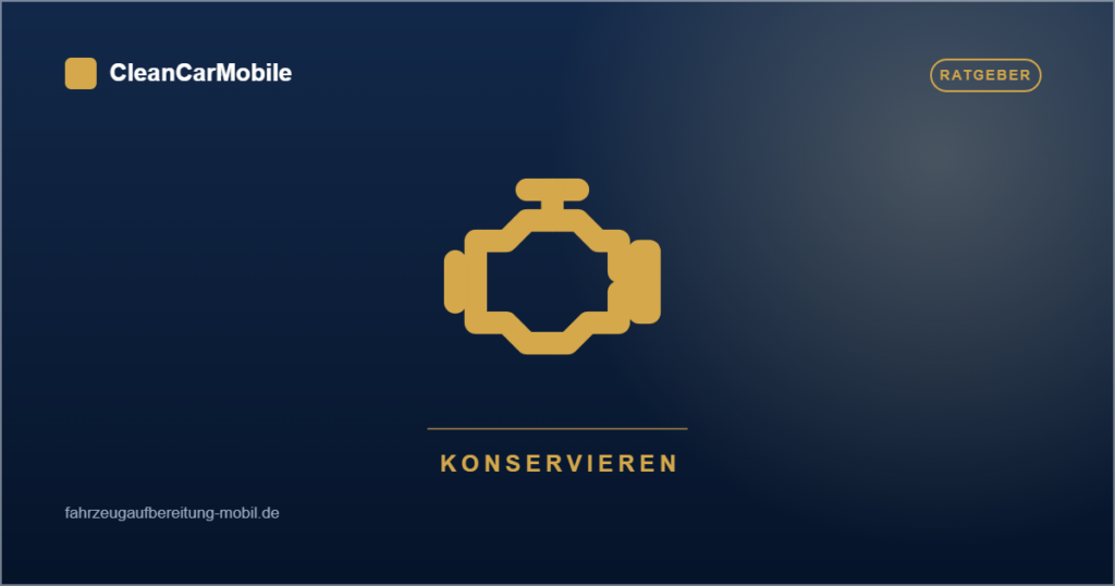 Motorraum konservieren