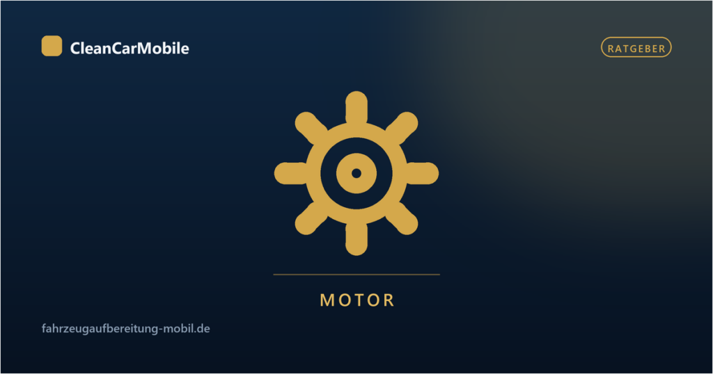 Motorraum reinigen